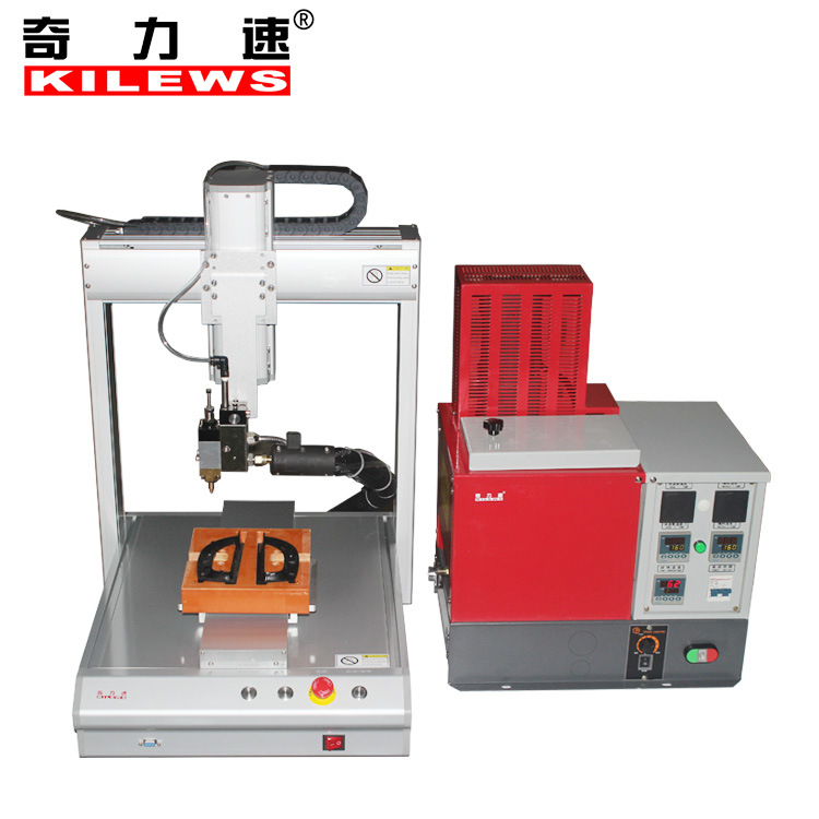 热熔胶机红色正面图