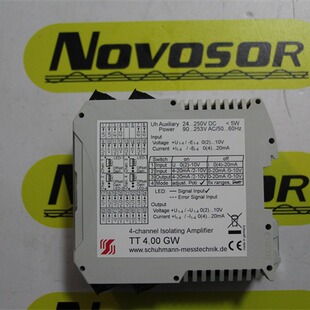Schuhmann Messtechnik Transmitter Tt4.00Gw Consult before Ordering Futures