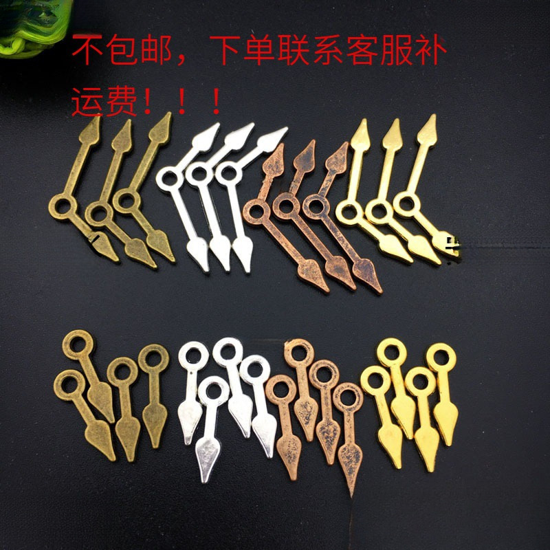 수제 DIY 복고풍 시계 포인터 미니 드롭 접착제 합금 보석 스팀 펑크 수정 작은 로봇 액세서리