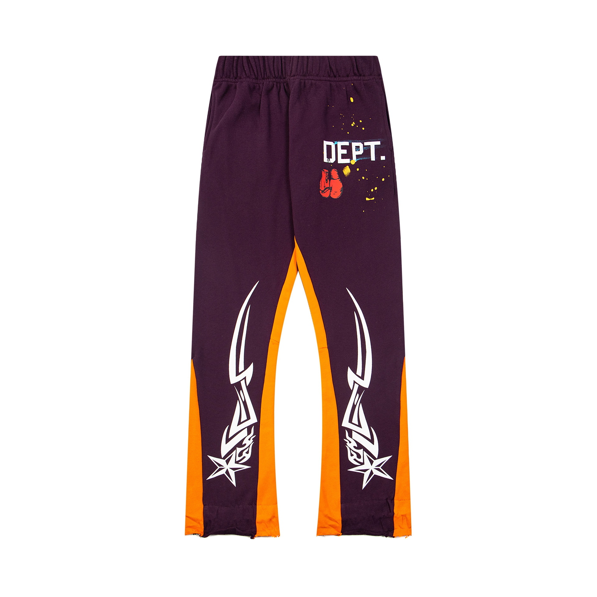 Gallery Dept. La Flare Sweatpants Boxing Purple Orange