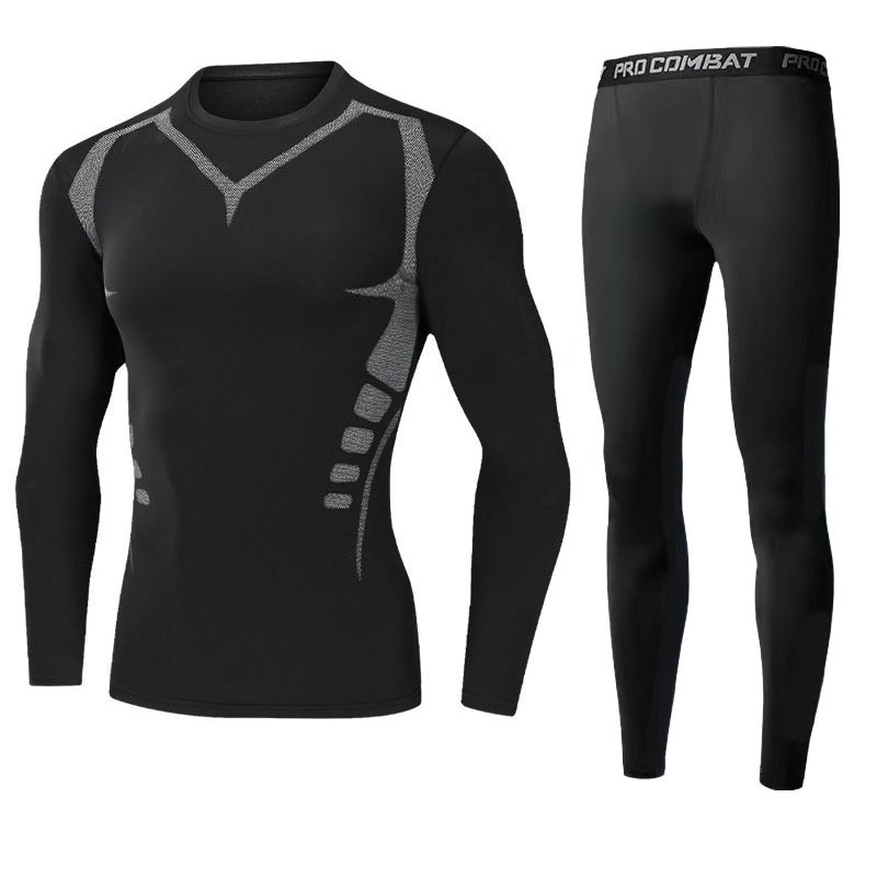 Men's sports suit for training for gym, quick dry basketball breathable overall, tight, for running