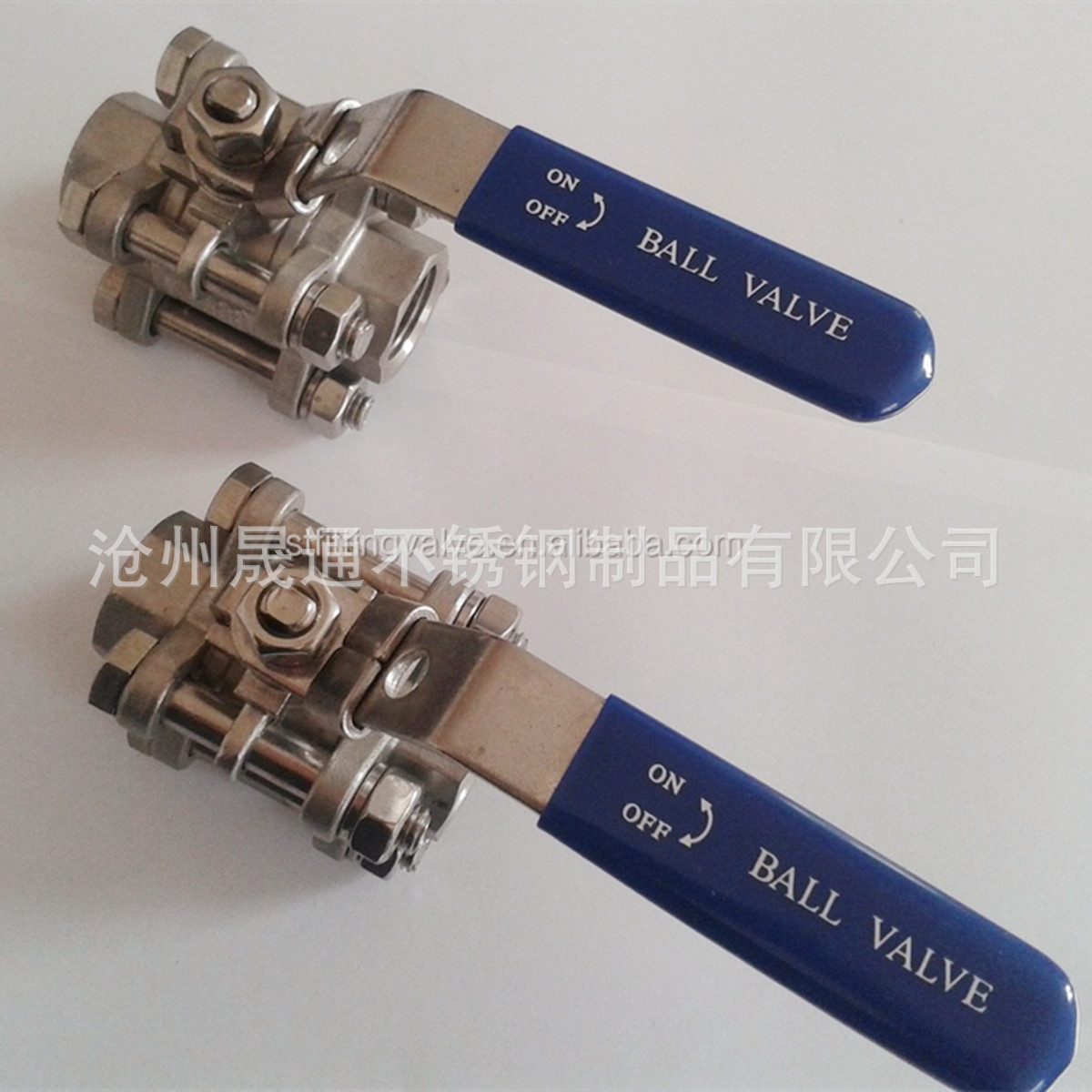 供应德标3PC 球阀全通径浮球