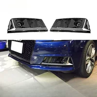 Подходит для 17-19 Audi A4, модифицированная новая сотовая рамка противотуманной фары S4, модифицированная нижняя решетка противотуманного абажура