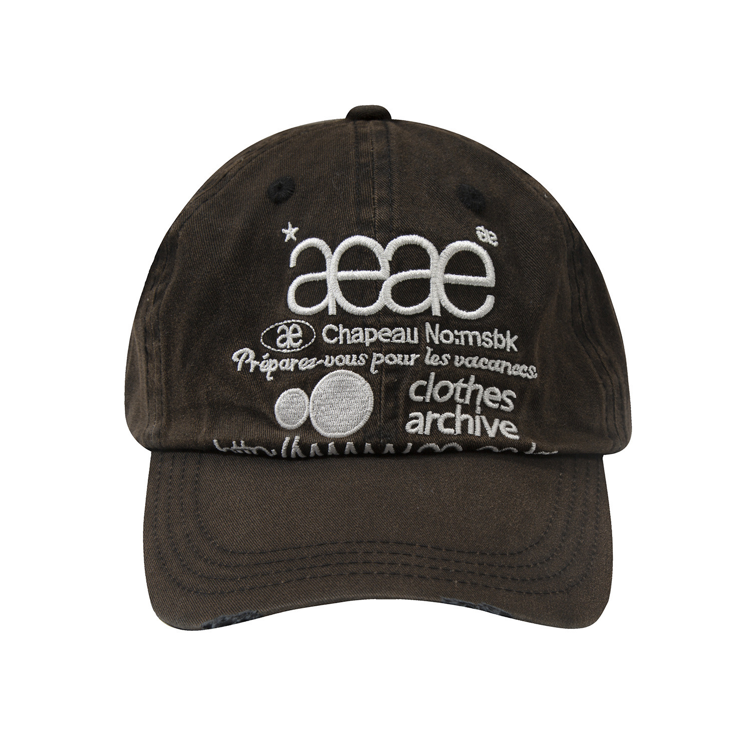 A08 distressed washed brown