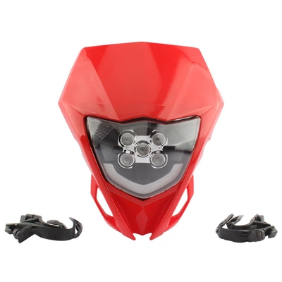 motorcycle headlight light, Motorcycle headlights, headlights - hl133-5-red