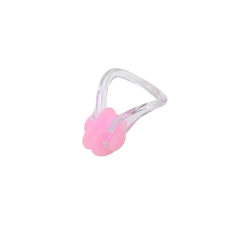 Bolsa de clip de nariz de natación 10 colores un paquete de suministro transfronterizo para adultos y niños impermeable antideslizante clip de nariz de silicona fábrica directa