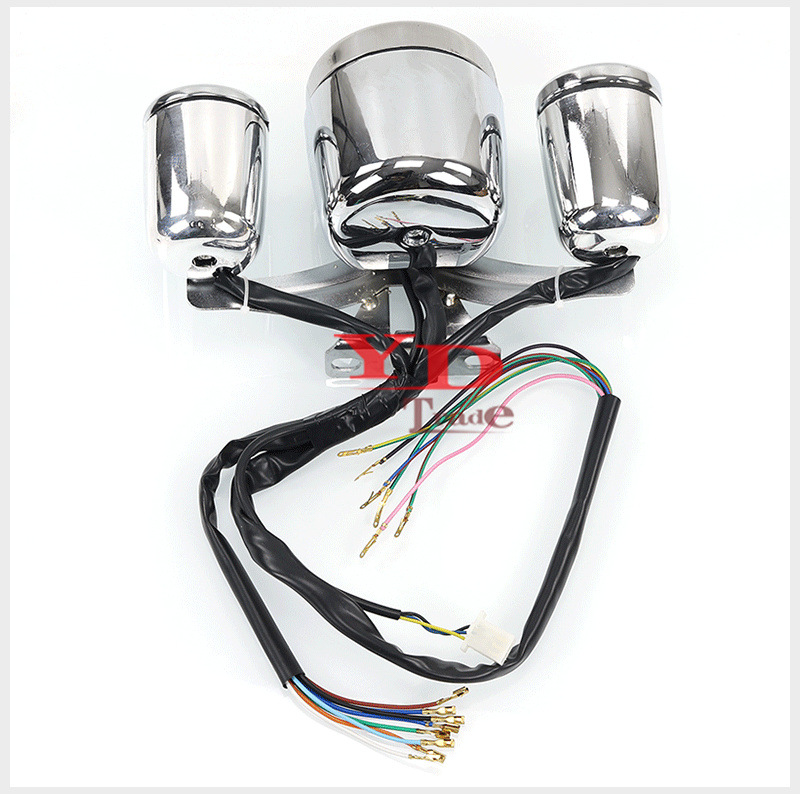 Atv Beach Motorcycle Accessories Big Bull Storm Lcd Three-In-One Instrument Panel, Power Level, Gear, Headlight Sensor
