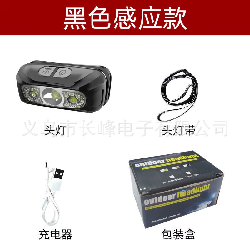 Linterna Frontal LED Mini con Sensor de Mano