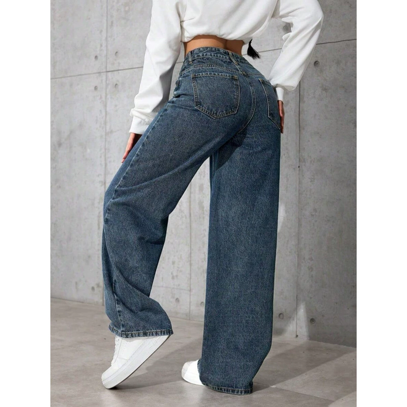 (Граница торговли), джинсы для отдыха,oversize, свободный крой