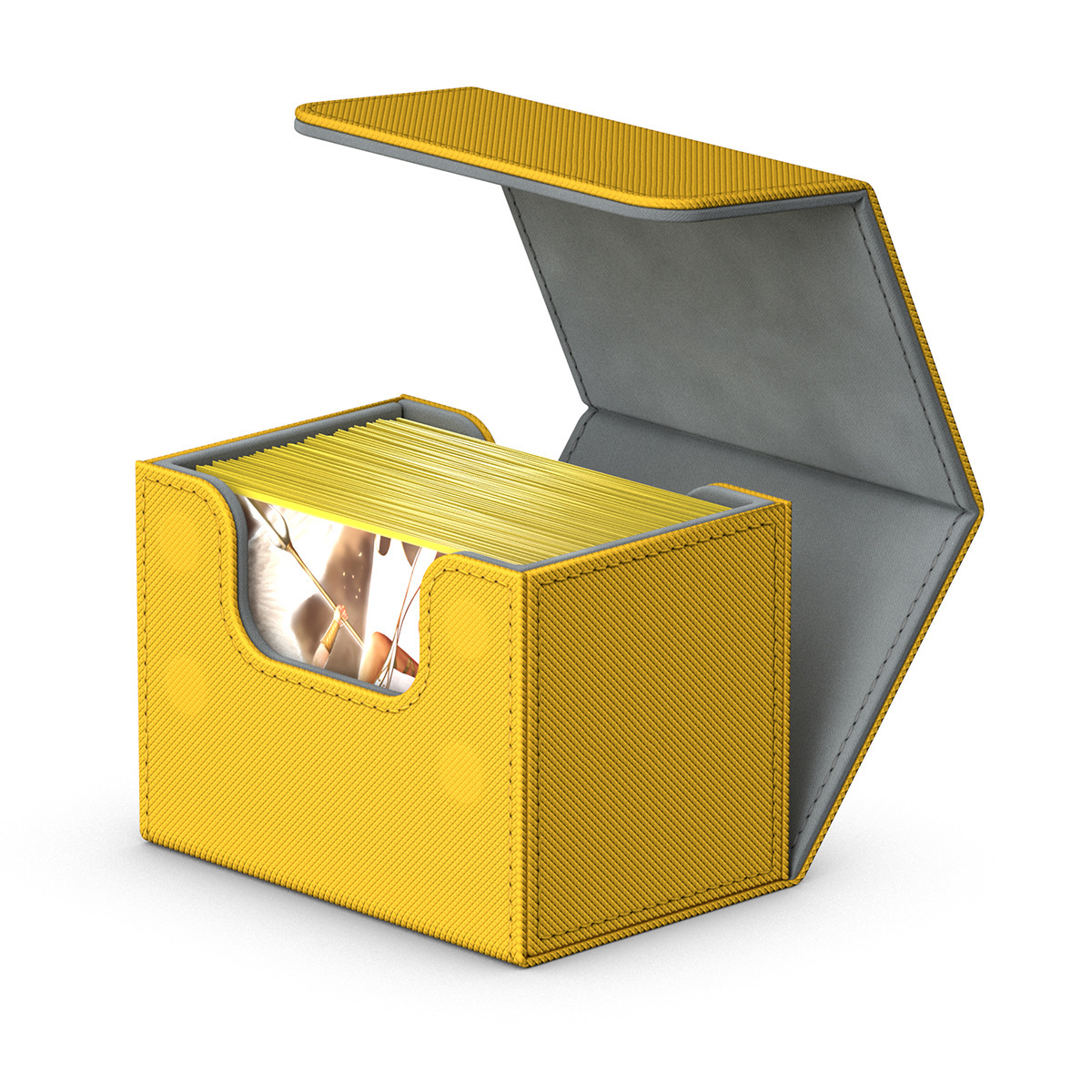 De gama alta 80 + multi-funcional PU caja de tarjeta juego de mesa MTG Ultraman tarjeta Bao Ke Meng Wanzhi tarjeta de almacenamiento al por mayor