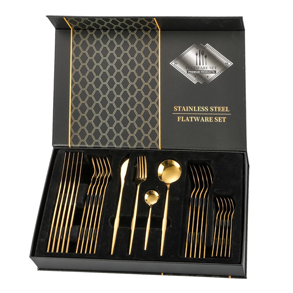 골드 24 피스 세트-선물 상자