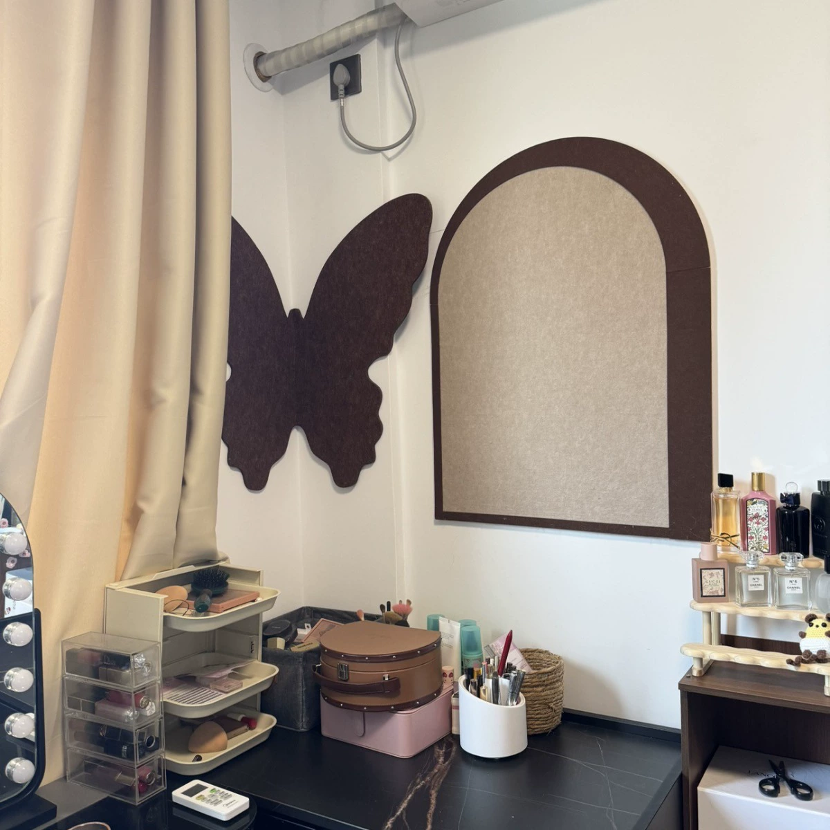 Шорти felt board display wall decorative wall message board Polaroid photo wall thumbtack note felt art board