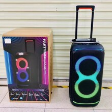 PARTY BOX320火焰灯拉杆蓝牙音箱280W超大功率K歌聚会广场舞音响