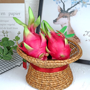 Simulation dragon fruit model fake plastic fake dragon fruit fruit shop decoration decoration photography props ornaments toys