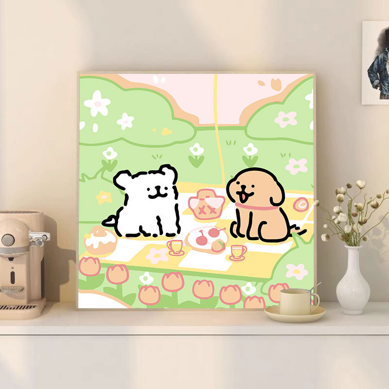 FC106 / 20*20cm 후면 패널+페인트+브러시