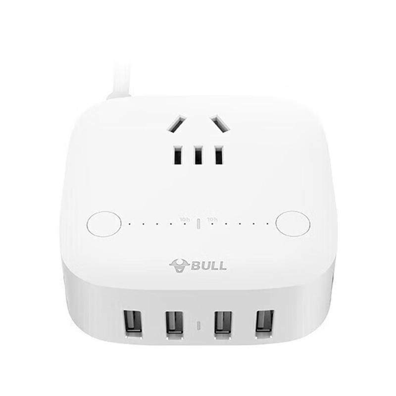 公牛集团 带线插排 U201N-1.5米 盒装 自动防过充 | GN-U201N