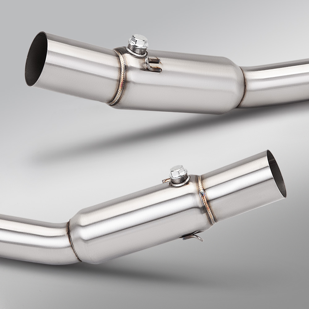 Motorcycle scooter exhaust pipe full system modification suitable for Kymco AK550 front and rear exhaust pipe set