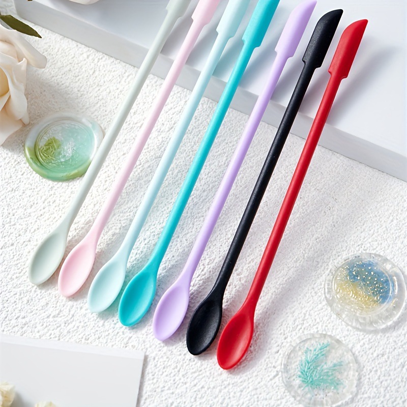 Double-sided silicone scraper, mixing stick, new collection