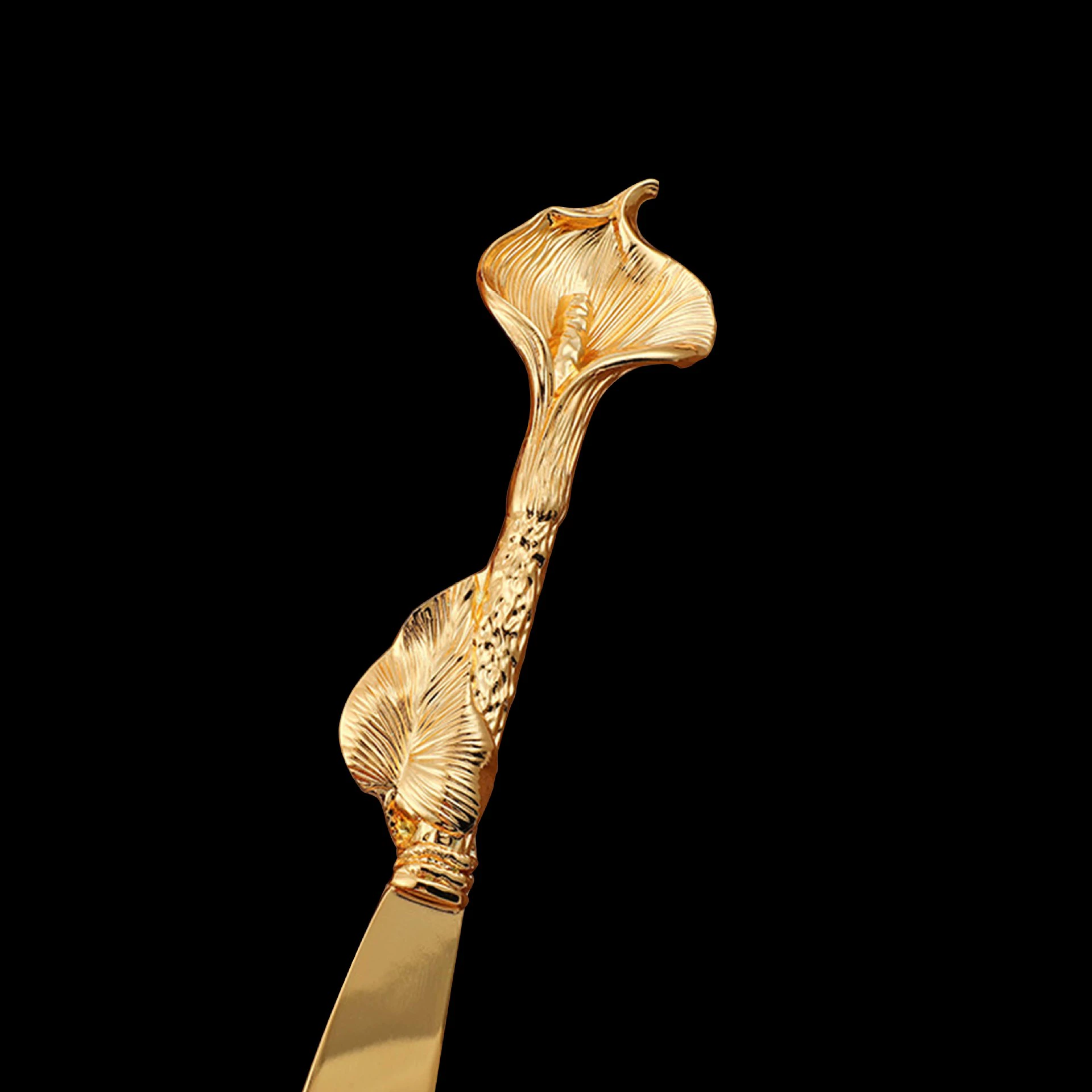 Палочки для подачи торта из дуба цветы нож шахта西餐桌 набор свадебных украшений изысканный бытовой набор золотой нож шахта