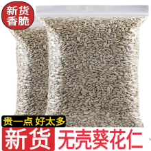 新货炒熟瓜子葵花籽仁原味500g净重无壳生瓜子仁即食烘焙原料250g
