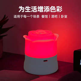 跨境可调光干电池小夜灯卧室睡眠灯直插式款触摸户外拍拍灯氛围灯
