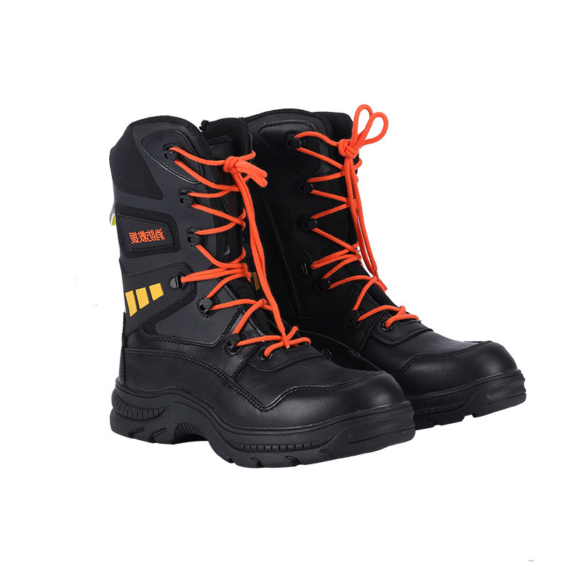 电工绝缘鞋牛皮防砸防刺穿鞋轻便工地防臭电焊焊工防滑透气劳保鞋