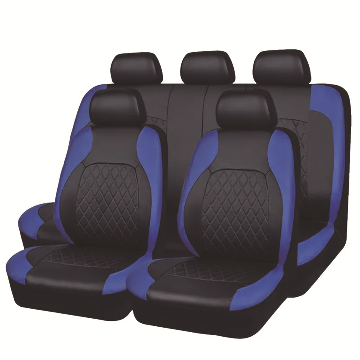 Cross-border foreign trade car seat covers, single-line diamond quilted embroidery, bracket leather, PU leather, Mexico, universal seat covers