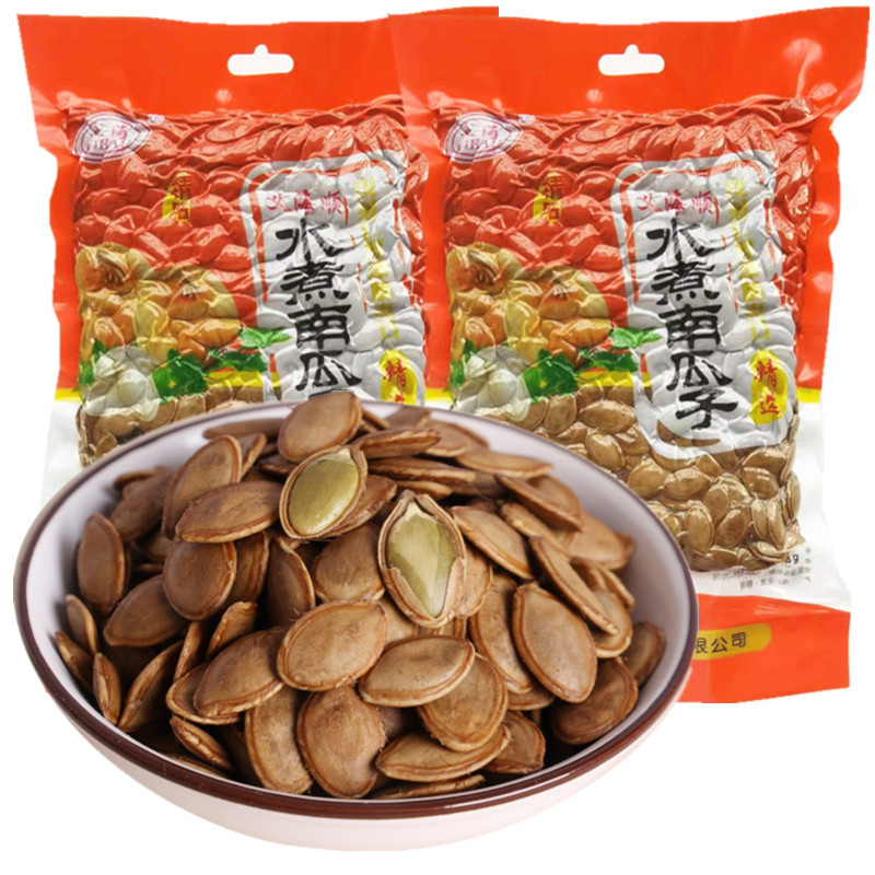 天津水煮南瓜子酱焖五香湿卤煮软壳好磕真空包装500克*2袋年炒货