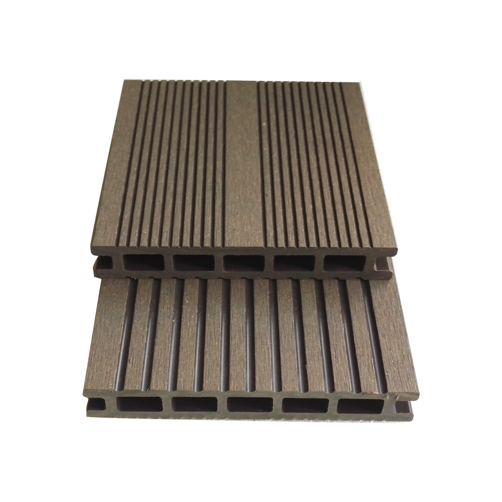 Piso de Madera Plástica Exterior 145x21 Impermeable y Anticorrosivo