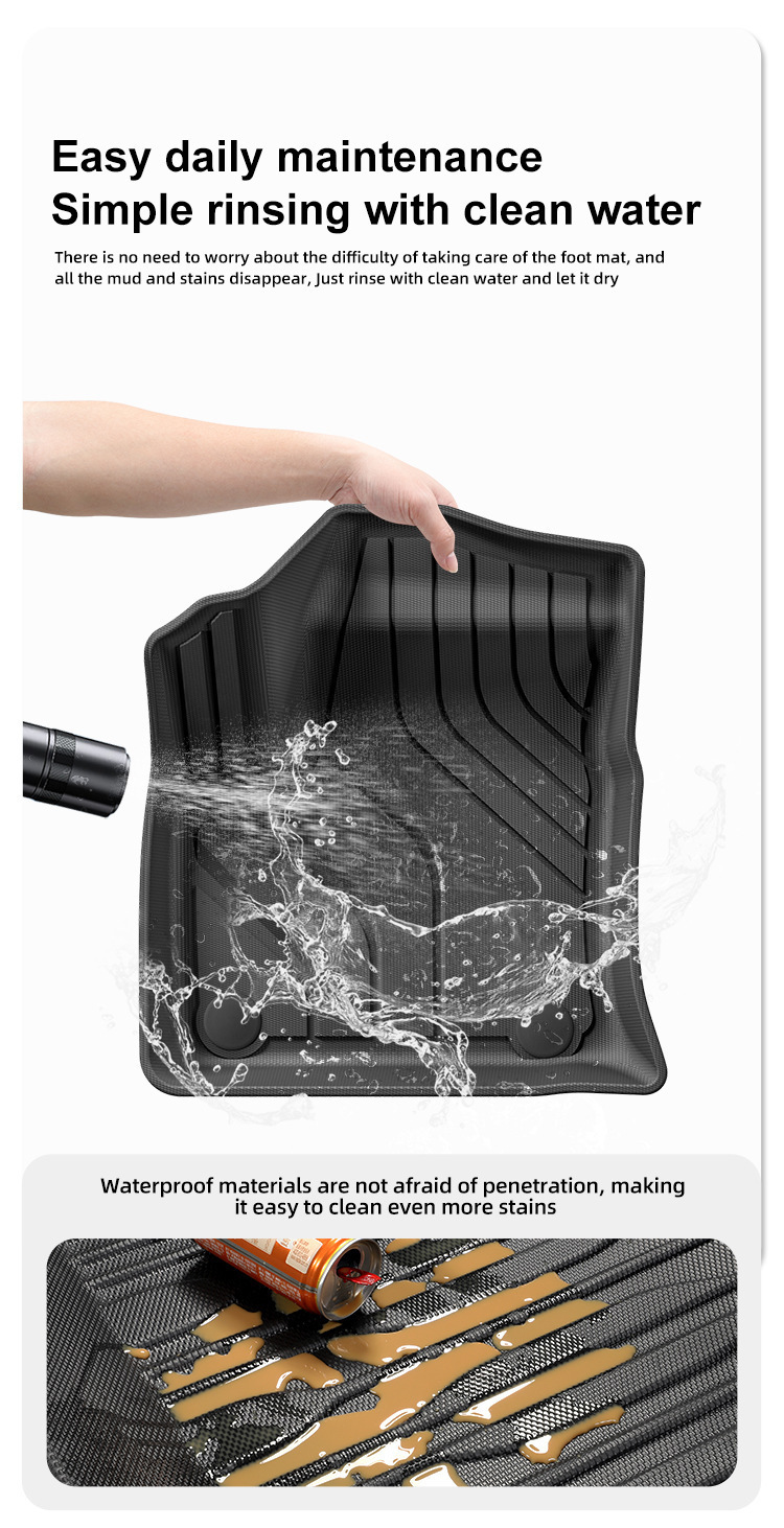 Car Floor Mats for 21-24 Opel Mokka E TPE