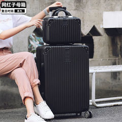 Luggage for women 20 inches travel push cart, men 28-inch password leather suitcase, 24 large capacity zipper twin luggage for dropshipping