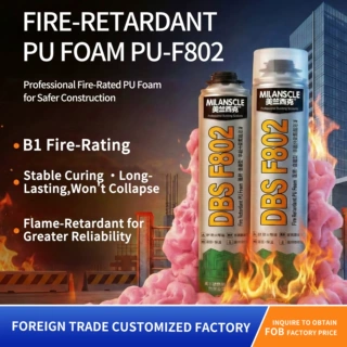 PU-F802 Fire Retardant Polyurethane Expanding Foam Sealant