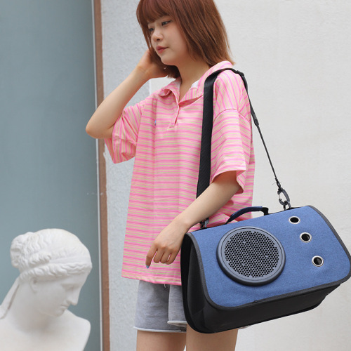 New Style Handheld Pet Bag Spaceship Single Shoulder Crossbody Portable Pet Backpack for Cats and Dogs Foldable Outdoor Bag