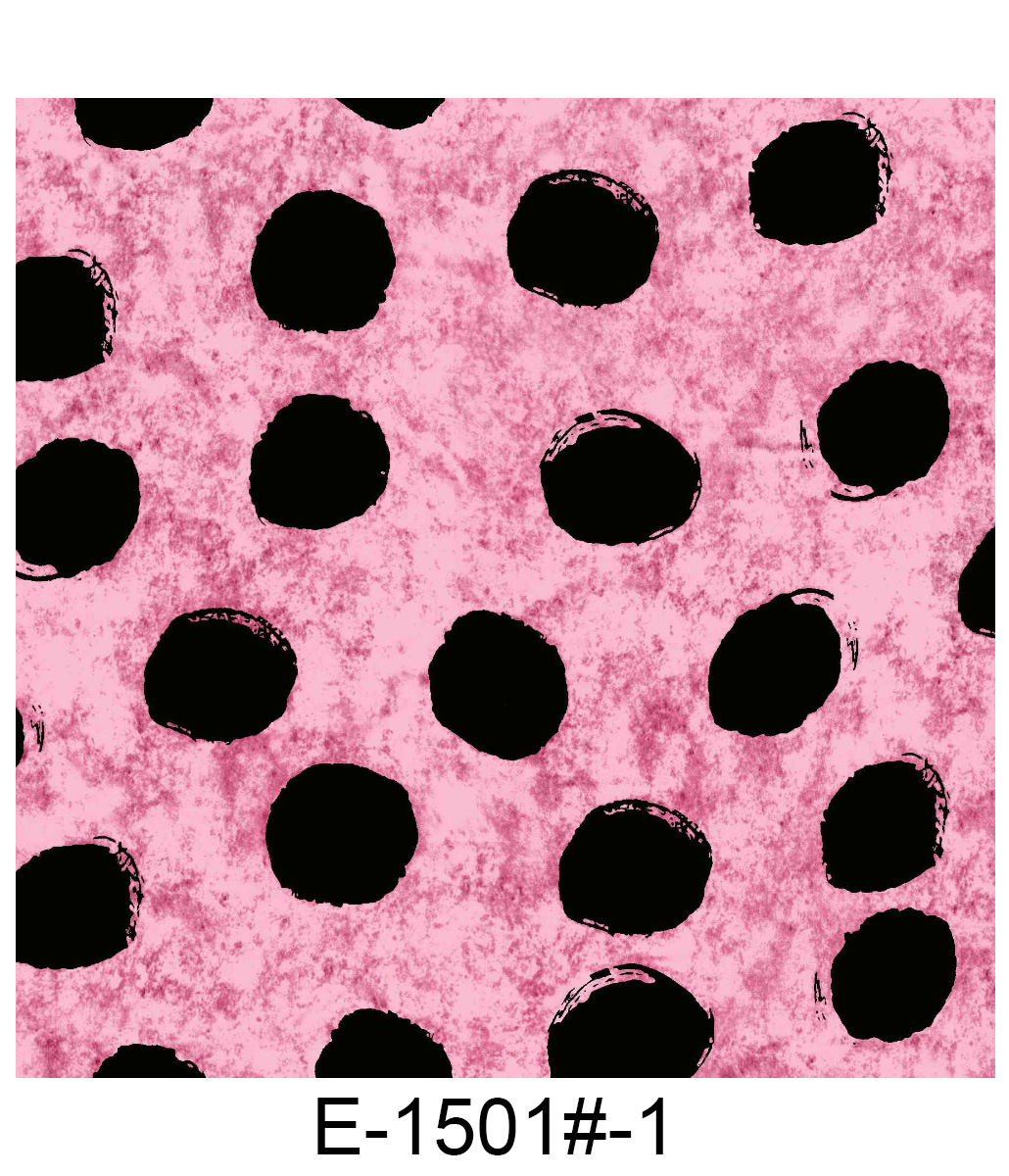 新花人棉4545印花 柔软透气家居服布料不规则原点面料大圆点人棉