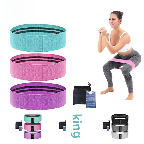 Spot resistance ring resistance belt beautiful buttocks abuse buttocks ring squat fitness yoga stretch tension belt source factory
