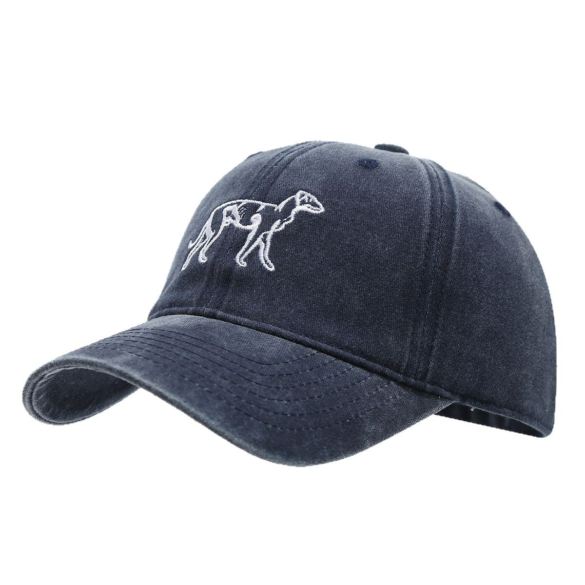 Gorra de visera para mujer primavera y verano deportes al aire libre ocio sombrero para el sol de techo suave pareja gorra de béisbol retro bordada para perros
