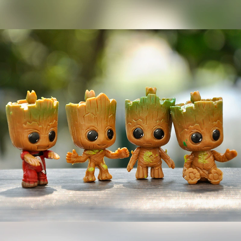 Фигура (Страж Галактики) Дерево малыша — коллекционная blind box, декоративная мини-деталь на рабочем столе 4–6 см