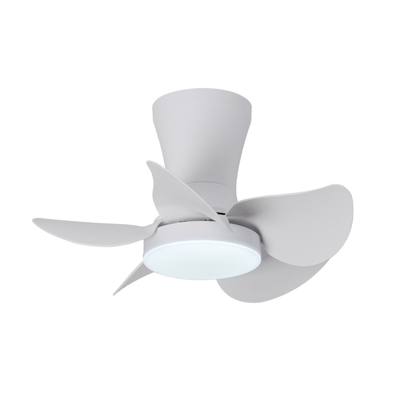 Ventilador de Techo con Luz de ABS y Cobre, Silencioso y Protección Ocular, para Sala de Estar y Dormitorio