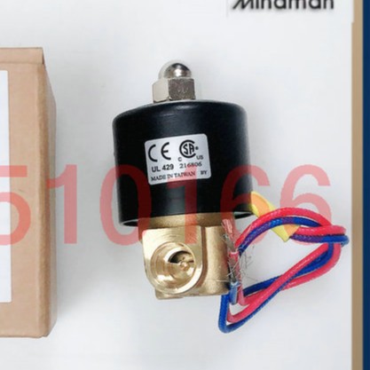 MINDMAN台湾金器 2/2位柱塞式电磁阀 MUD-8H-W-DC24 高压型 正品