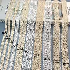 Cotton Thread Lace Tablecloth DIY Bleaching Hanfu Decorative Accessory Lace Exquisite Embroidered Lace Accessory