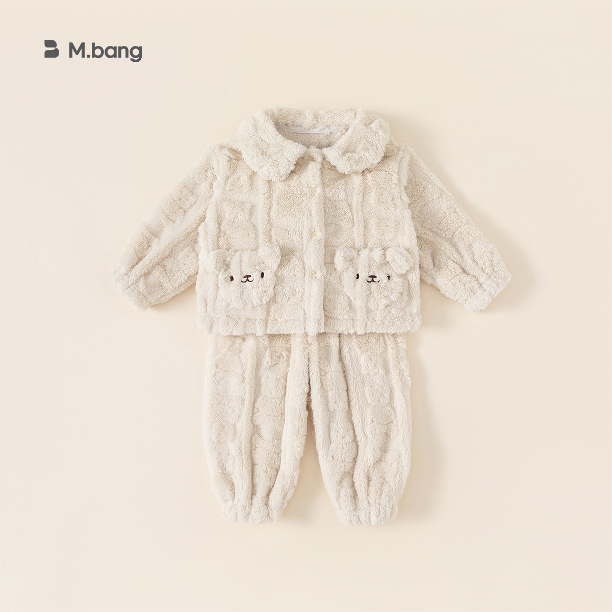 Conjunto de ropa de estar para niños Youbao, ropa de dormir gruesa para niños, ropa de bebé para otoño e invierno, pijama de forro polar coral para niños pequeños image 12