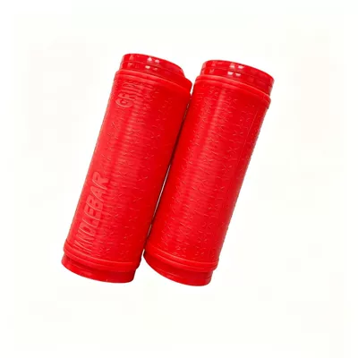 grip covers, universal, Motorcycle Handle Cover - red-snowflake-pattern-1-pair-of-handle-covers