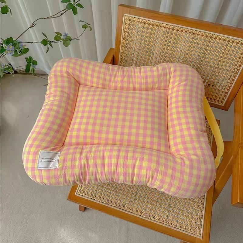 四季通用の布張り犬小屋、小型犬用マット、ペット用寝マット、犬用マットレス、子犬用寝マット、秋冬|undefined