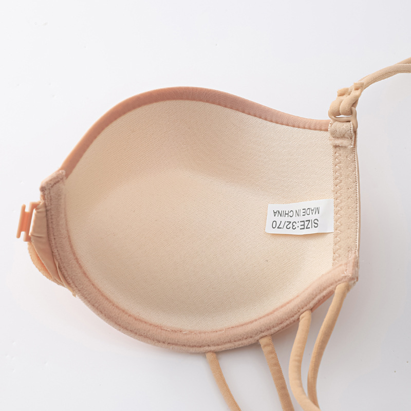 Shantou sujetador de hebilla frontal cintura de cuello sexy ropa interior de espalda pequeña pecho grueso reunido sujetador de moda para chicas