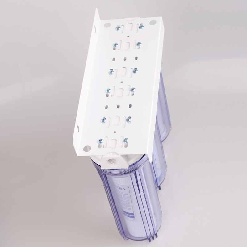 Purificador de agua de la cocina hogar de 10 pulgadas Filtro frontal de tres niveles purificador de agua del grifo purificador de agua filtro Filtro de botella elemento