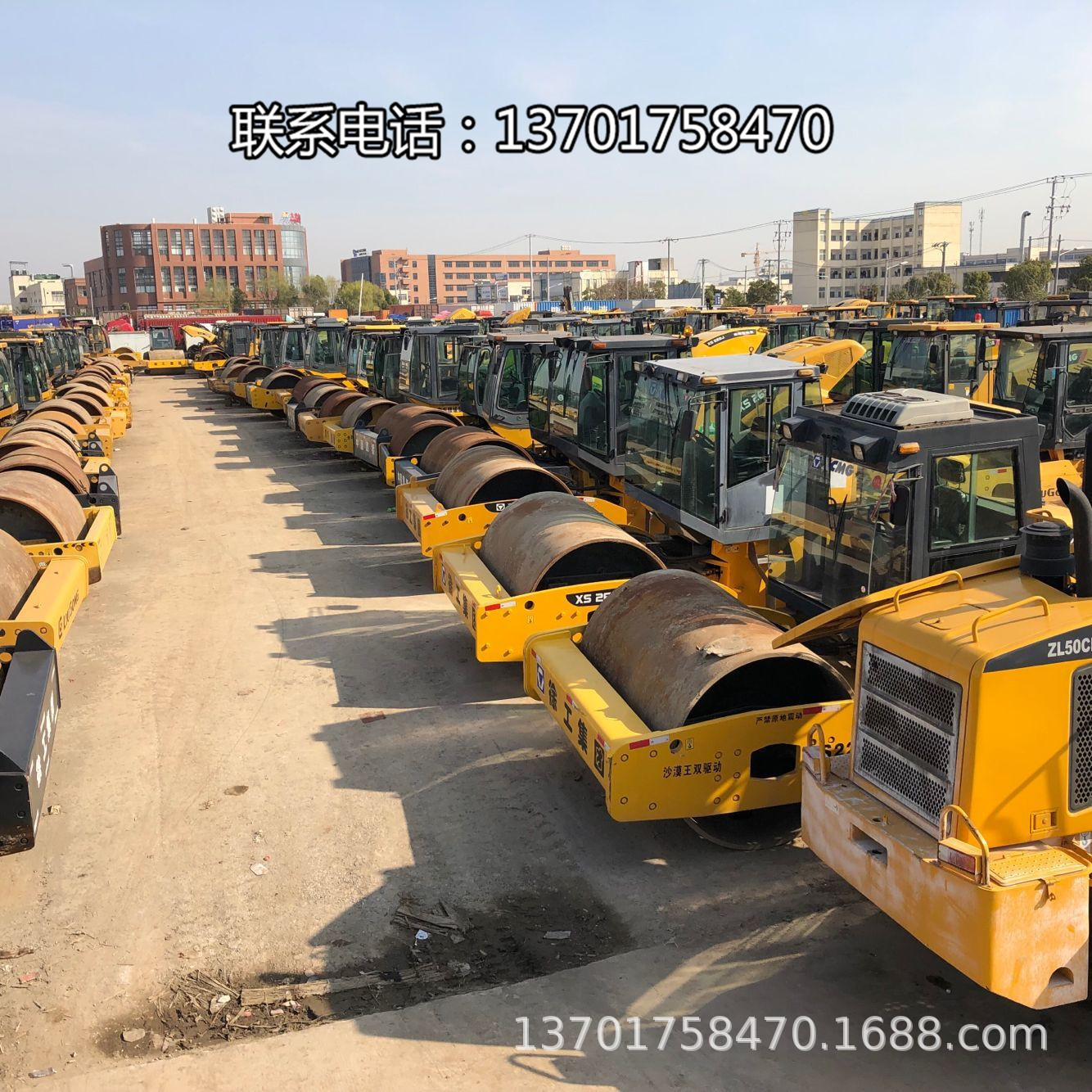 车轧道机压路三轮双钢轮二手压土机胶轮小振动压路机机铁轧路