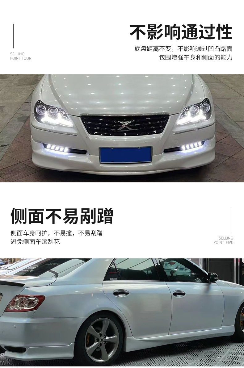Body Kit for Toyota Reiz GS (2005-2009) Carbon Fiber Look