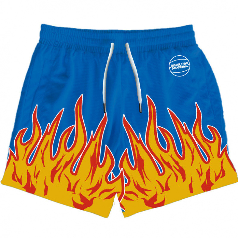 Btb Summer Men's Personality Trendy Printed Shorts Casual Fashion Loose Quick-Dry Shorts Slim Fit Running Breathable Btb Summer Men's Personality Trendy Printed Shorts Casual Fashion Loose Quick-Dry Shorts Slim Fit Running Breathable