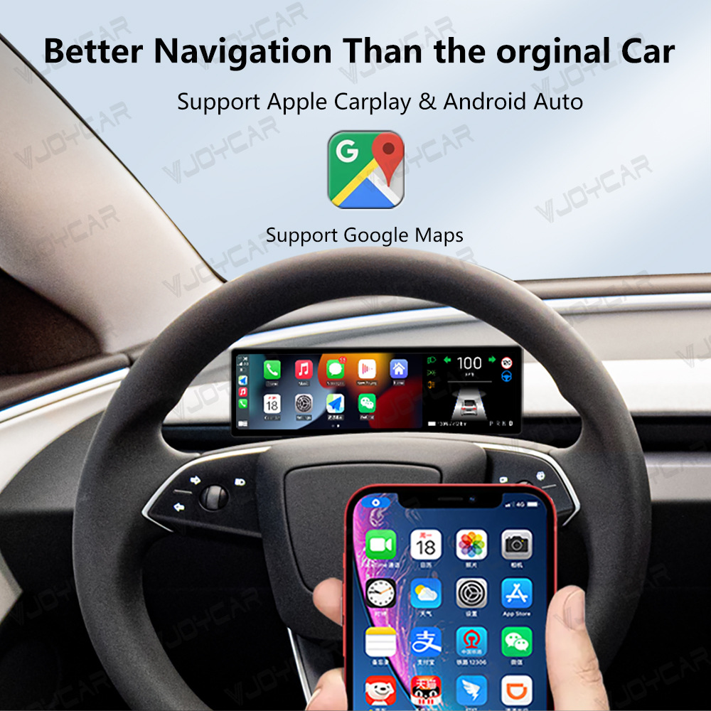 Suitable for Tesla Model 3/Y/Huanxin 3/Y Lcd Instrument Panel 8.8inch Ota Upgrade Multi-Function Dashboard