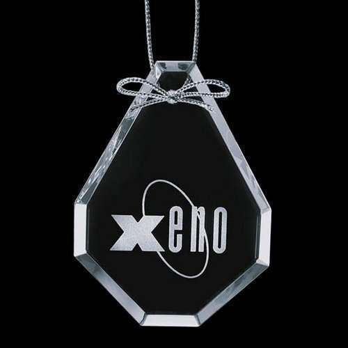 팔각형 크리스탈 펜던트